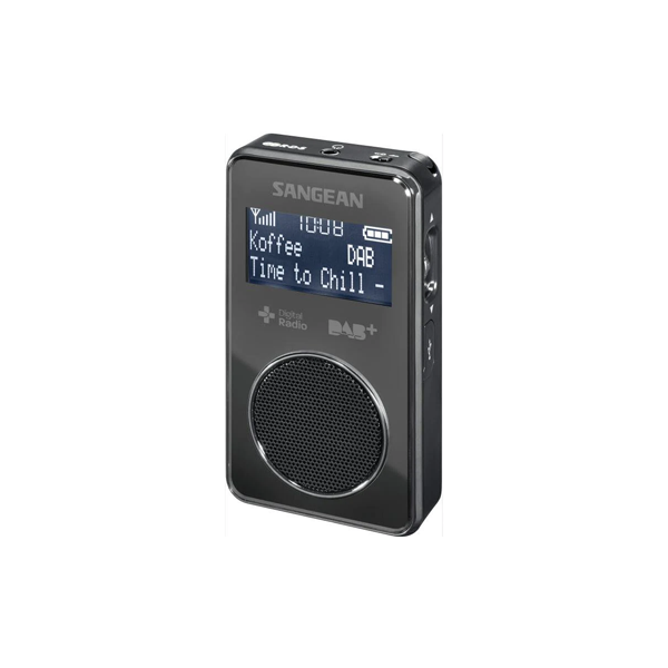 SANGEAN DPR39 WHITE DAB+/FM POCKET RADIO 5 PRESETS INCLUDES HEADPHONE main image 1