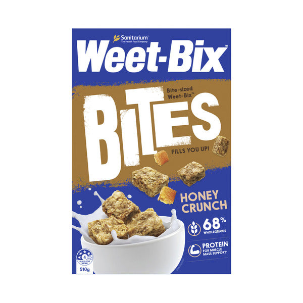 Sanitarium Weet-Bix Bites Crunchy Honey Cereal | 510g