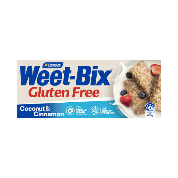 Sanitarium Weet-Bix Gluten Free Coconut & Cinnamon Breakfast Cereal | 400g