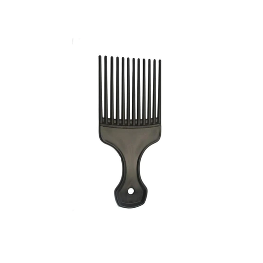 Santorini Afro Comb Black 2.5"
