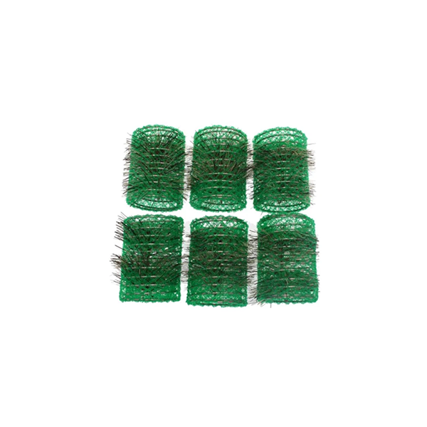 Santorini Brush Rollers Green 43mm 6pk