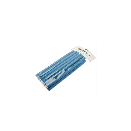 Santorini Flexible Rollers Small Blue 14mm 18pk