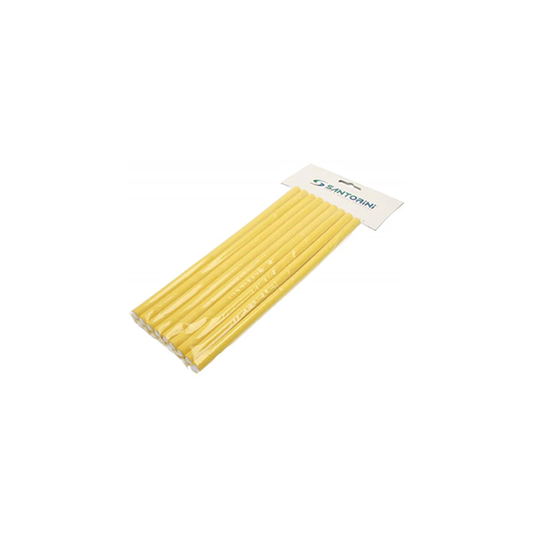 Santorini Flexible Rollers Small Yellow 10mm 18pk