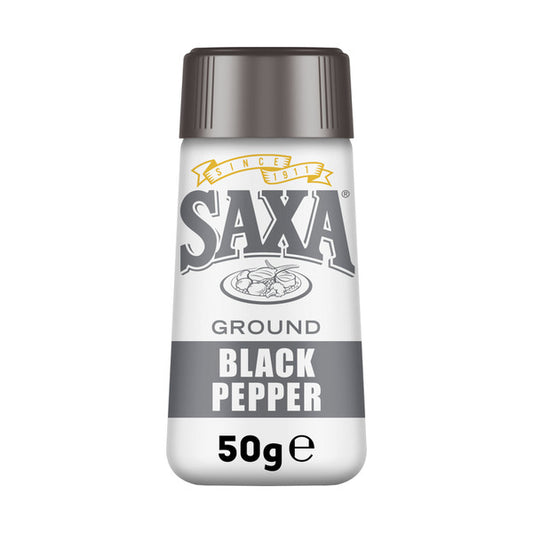 Saxa Ground Black Pepper | 50g