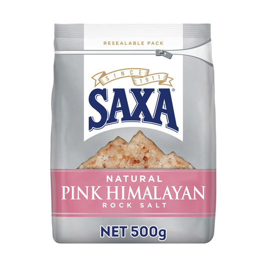 Saxa Natural Pink Himalayan Rock Salt | 500g