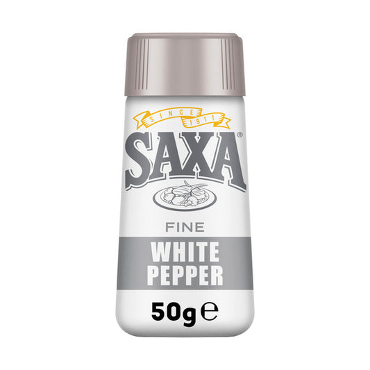 Saxa White Pepper Shaker | 50g