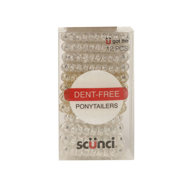 Scunci Dent Free Spiral Ponytailers 12 pieces | 1 pack