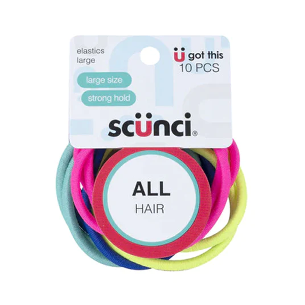 Scunci Elastics All Hair | 10 pack