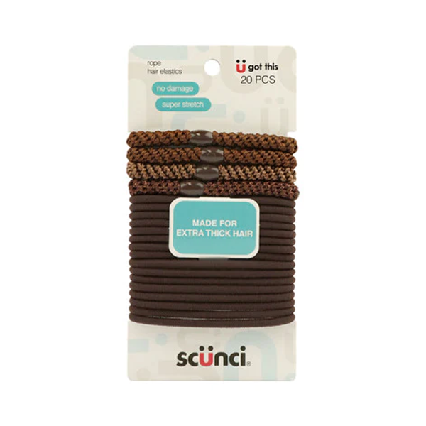 Scunci Elastics Super Stretch | 20 pack