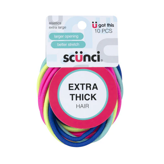 Scunci Extra Thick Elastics | 10 pack