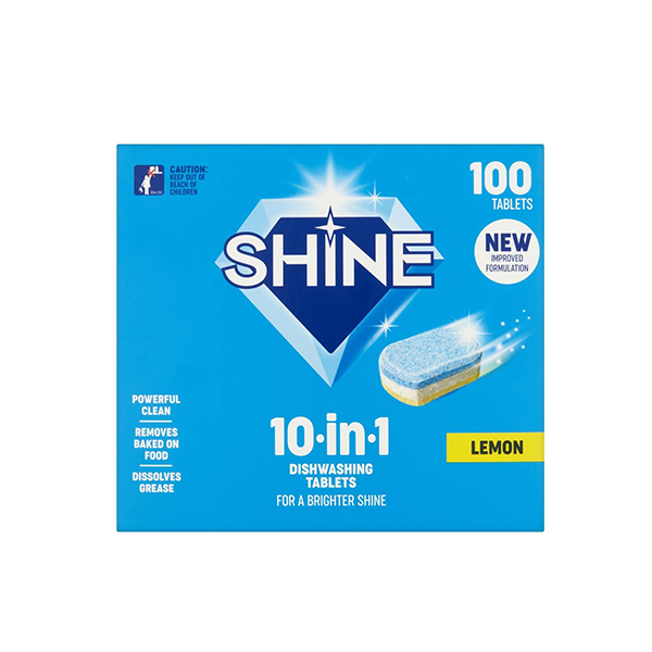 Shine 10-in-1 Dishwashing Tablets 100 Pack