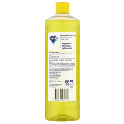 Shine Ultra Dishwashing Liquid Concentrate Antibacterial 900ml