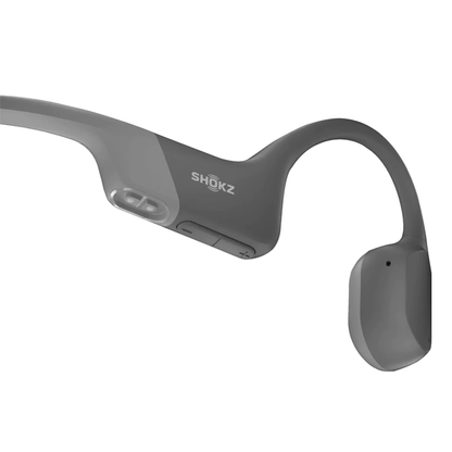 Shokz OpenRun Wireless Open-Ear Headphones (Grey)