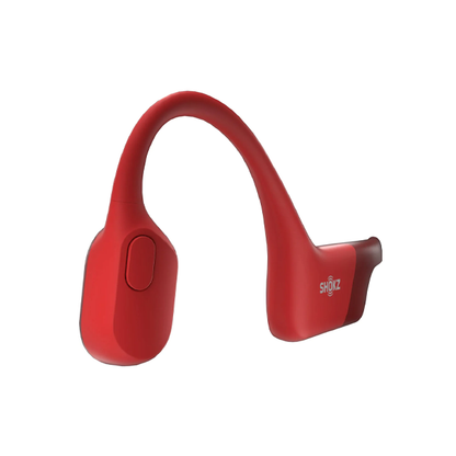 Shokz OpenRun Wireless Open-Ear Headphones (Red)