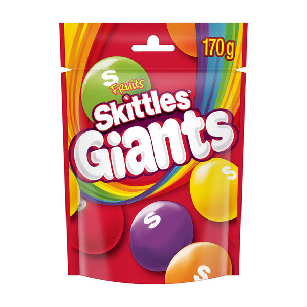 Skittles Giants Fruit Lollies Party Share Bag | 170g