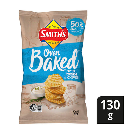 Smith's Baked Snacks Sour Cream & Chives | 130g