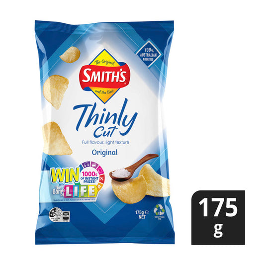 Smith's Original Thinly Cut Potato Chips | 175g