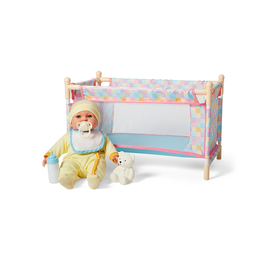Somersault 35cm Baby Doll and Playpen Set