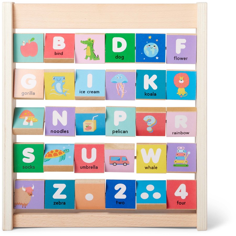 Somersault Wooden Alphabet Abacus