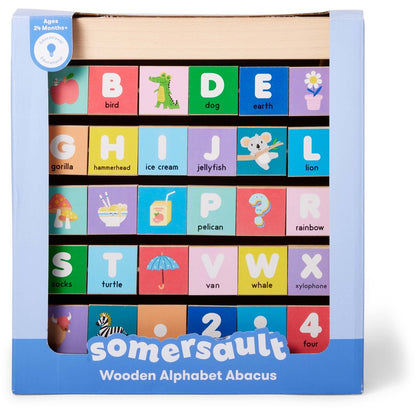 Somersault Wooden Alphabet Abacus