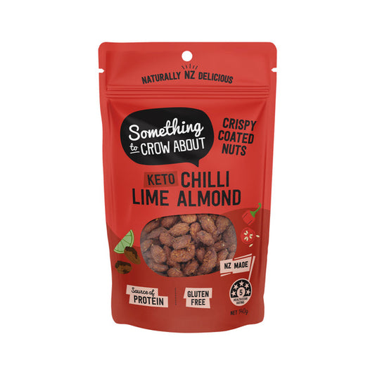 Something To Crow About Crispy Coated Nuts Chilli Lime Almonds | 140g