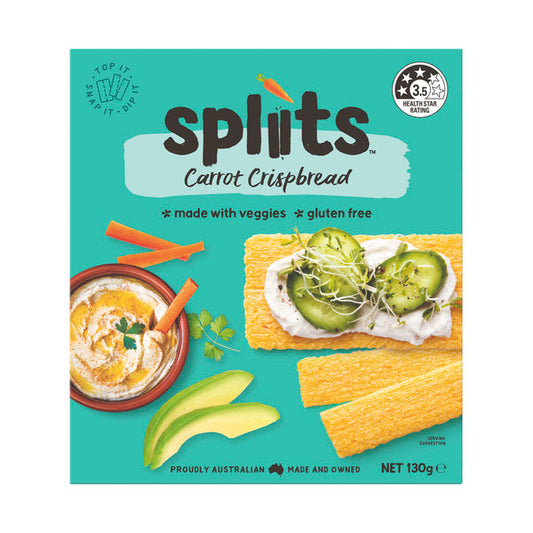 Spliits Crispbread Carrot | 130g