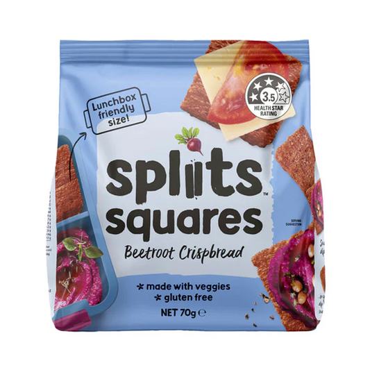 Spliits Squares Crackers Beetroot | 70g