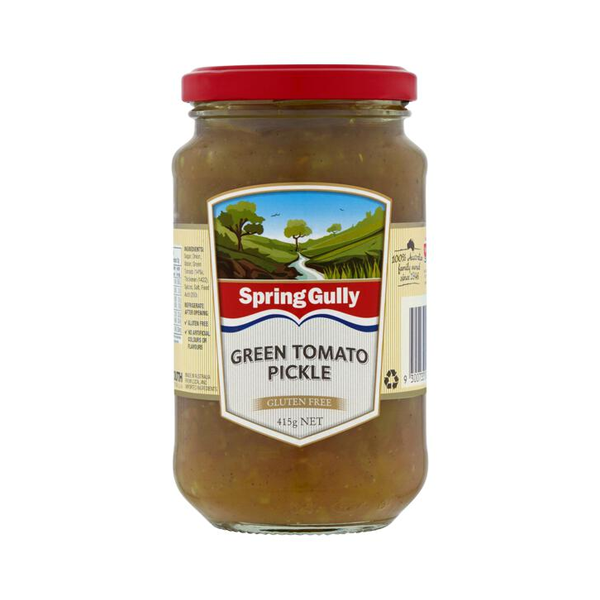 Spring Gully Green Tomato Pickles | 415g