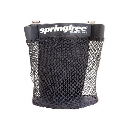 Springfree Large Square Trampoline 3.4m x 3.4m Bundle - Hoop, Ladder, Storage Bag