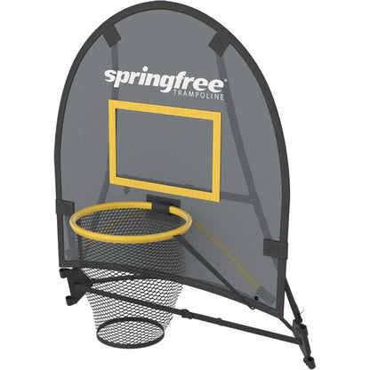 Springfree Medium Oval Trampoline 2.4m x 3.4m Bundle - Hoop, Ladder, Wheels