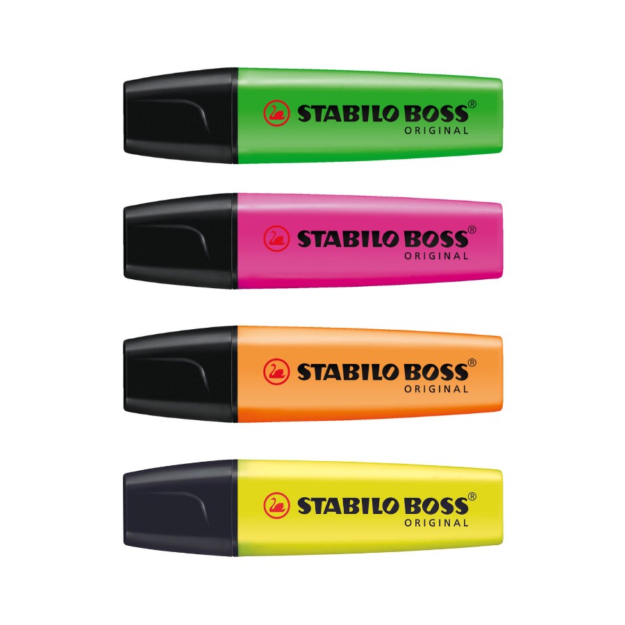 Stabilo Boss Original Highlighters 4 Pack - Multi