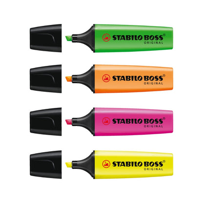 Stabilo Boss Original Highlighters 4 Pack - Multi