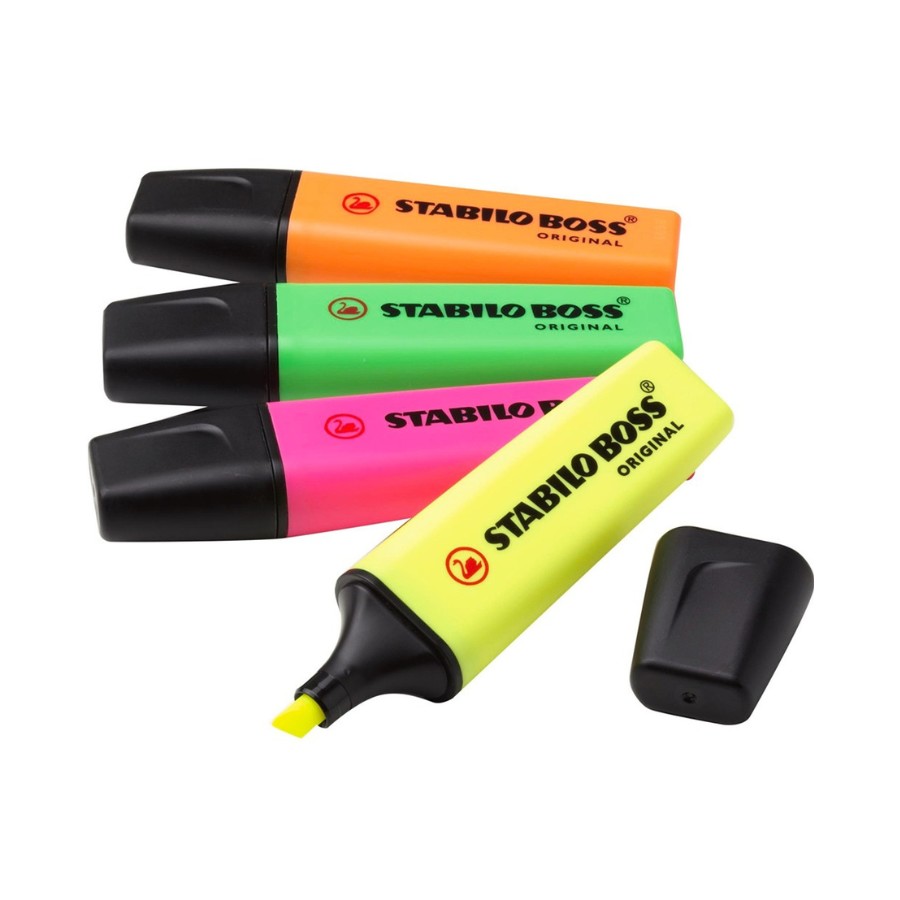 Stabilo Boss Original Highlighters 4 Pack - Multi