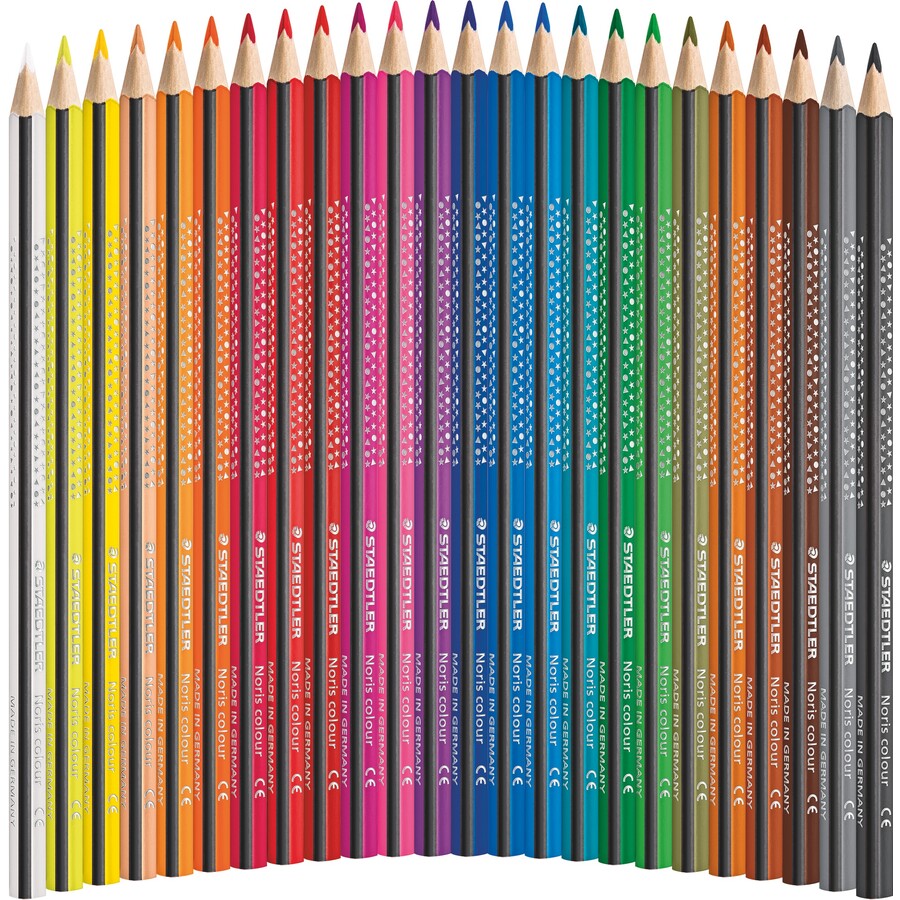 Staedtler Noris triangular colour pencils 24 Pack