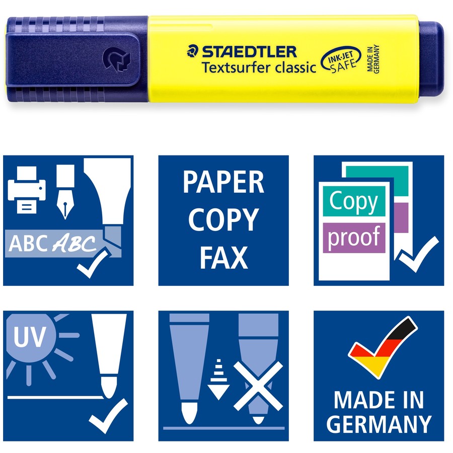 Staedtler Textsurfer Classic Highlighter 6 Pack