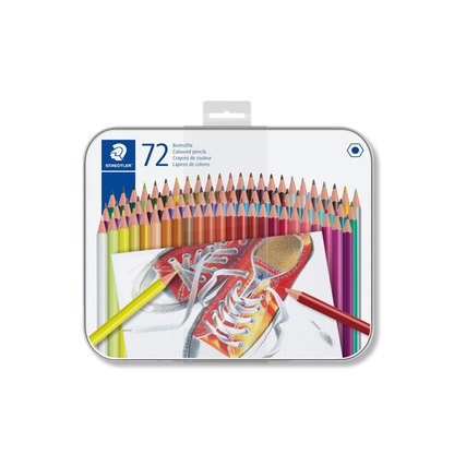 Staedtler colouring pencil tin 72 Pack