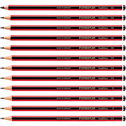 Staedtler tradition set of 12 sketching pencil
