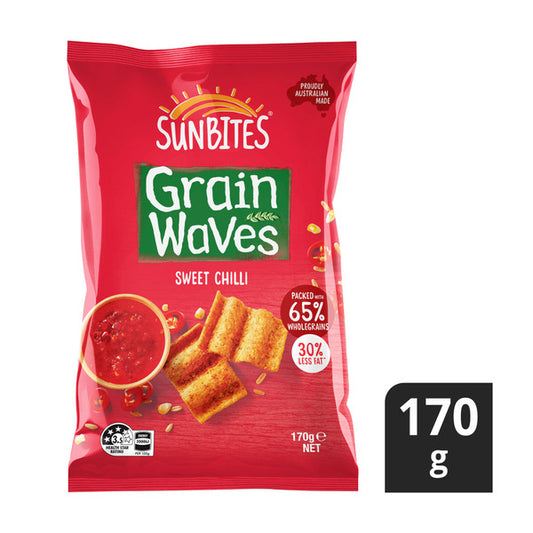 Sunbites Grain Waves Sweet Chilli Chips | 170g