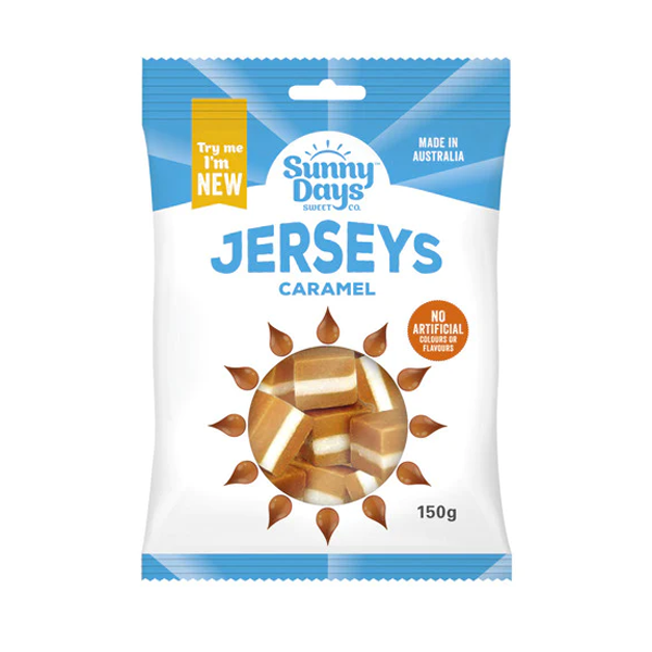 Sunny Days Sweet Co Jersey Caramel | 150g