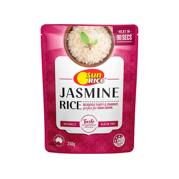 Sunrice Jasmine Microwavable Rice | 250g