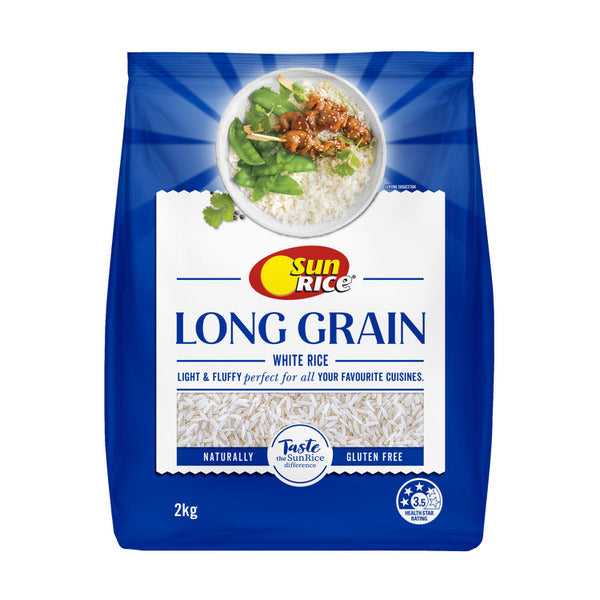 Sunrice Long Grain Premium White Rice | 2kg