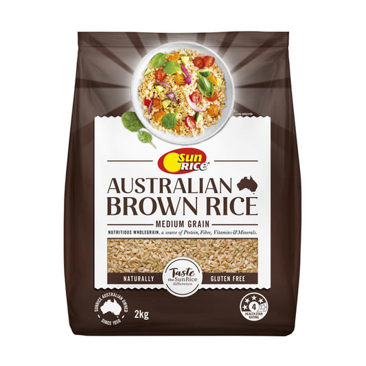 Sunrice Medium Grain Brown Rice | 2kg