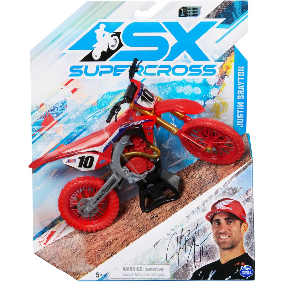 Supercross 1:10 Scale Die Cast Collector Motorcycle