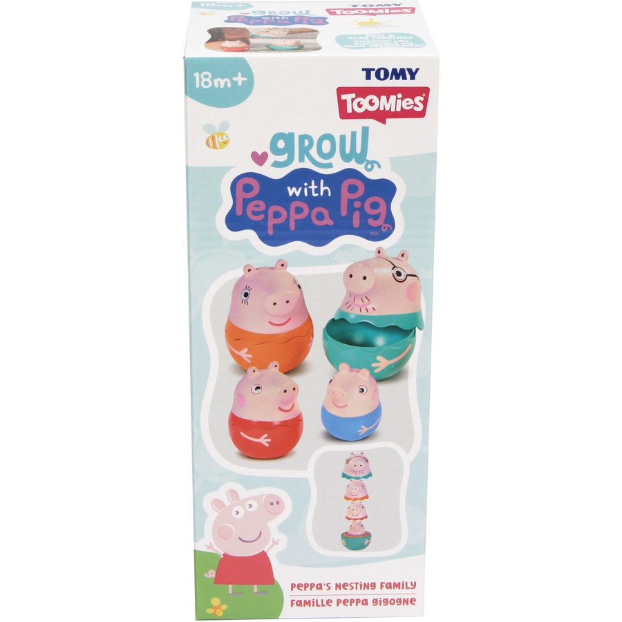 TOMY Toomies grow with Prppa Pig: Peppa's Nesting Family