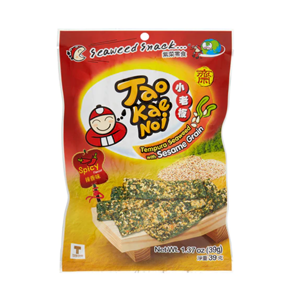 Tao Kae Noi Tempura Sesame Spicy Seaweed | 39g