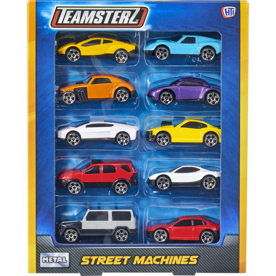 Teamsterz Street Machines Die-Cast 10 Pack