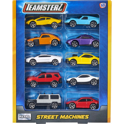 Teamsterz Street Machines Die-Cast 10 Pack