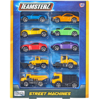 Teamsterz Street Machines Die-Cast 10 Pack