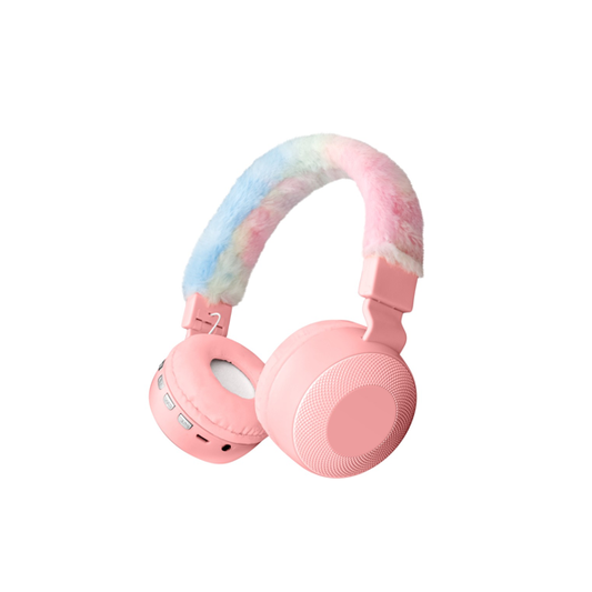 Techxtras Kids Volume Limited Wireless Headphones - Pink