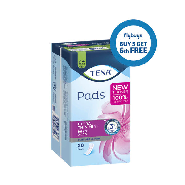 Tena Ultra Thin Standard Length Incontinence Pads | 20 pack